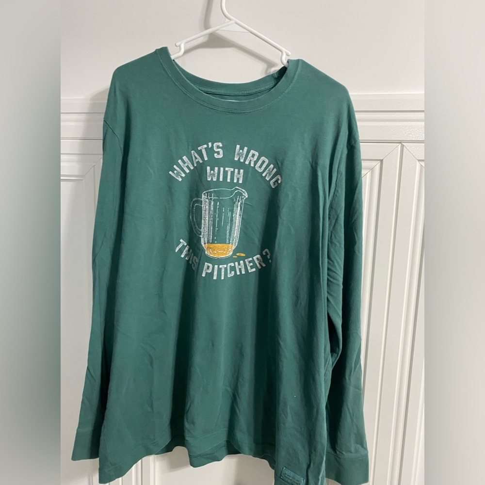 Life is Good crusher long sleeve tee